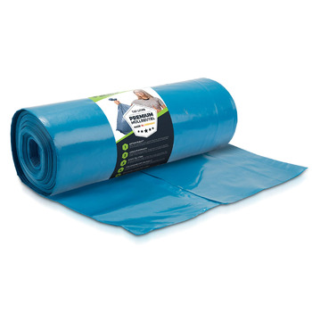 Літрові сині сміттєві мішки, 10 мішків - Надзвичайно міцні - Мішки для сміття - XXL сміттєві мішки - Тип 100 Extra - 120-літрові сміттєві мішки - 70 мкм - 700x1100 мм - LDPE - Великий сміттєвий мішок - 120 літрів - Надміцні 120-літрові сині сміттєві мішки