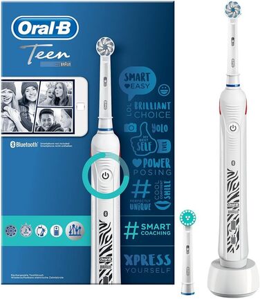 Електрична зубна щітка Oral-B Genius 8900 White, коричнева