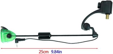 Свінгер для лову коропа Hirisi Tackle, 4 кольори, світлодіодні ліхтарі, індикатор клювання, риболовецький аксесуар, регульована еластичність, 2 рівні, зі швидким звільненням FBA-B2045-MIX