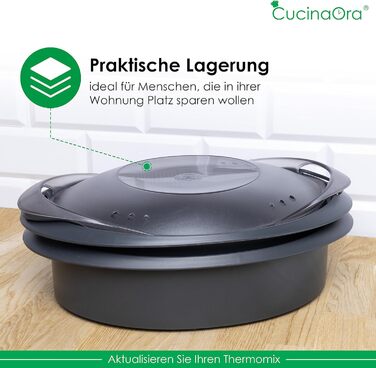 Аксесуари CucinaOra steamLEVEL Thermomix TM6 - Аксесуари Thermomix TM6 - Пароварка Thermomix TM5 TM31 - Аксесуари Termomix - Аксесуари для Thermomix Vorwerk