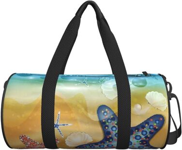 Дорожня сумка-циліндр з принтом, пляжна сумка, спортивна сумка для чоловіків та жінок