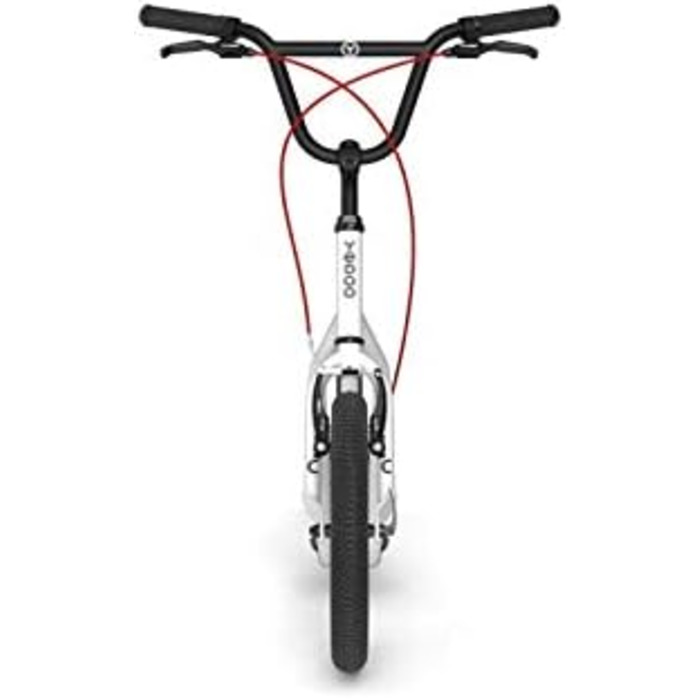 Нова модель 2020 Scooter White Kickbike - з пневматичними шинами від 140 см - 178 см зріст до 120 кг Самокат поставляється частков