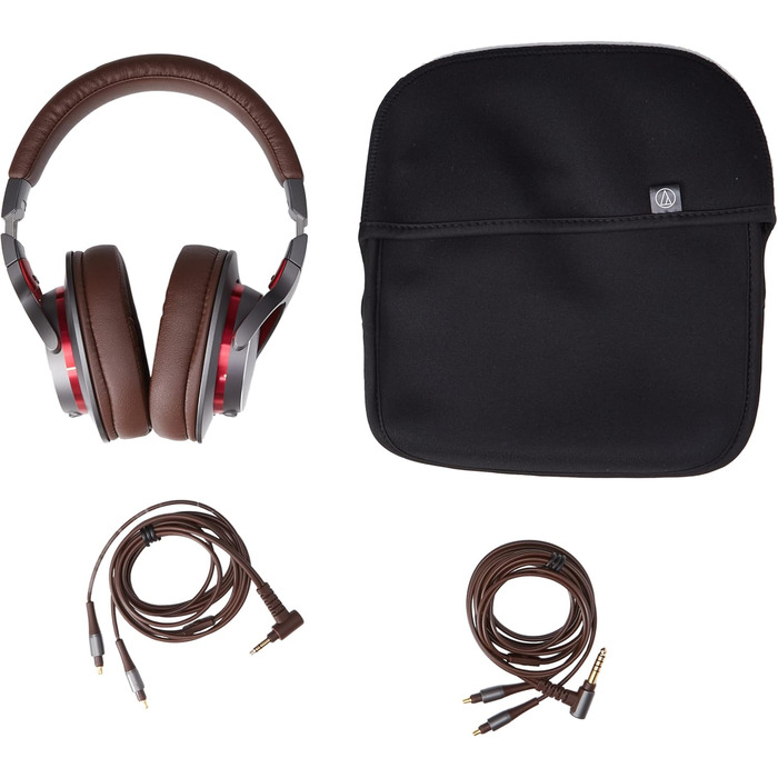 Навушники-вкладиші Audio-Technica ATH-MSR7bGM (High-Resolution, Gunmetal) коричневі, сірі