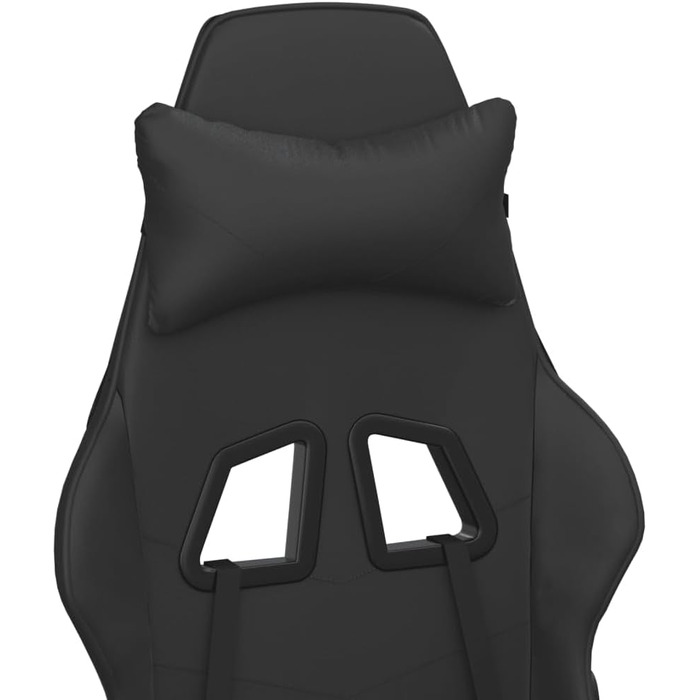 Ігрове крісло, масажне крісло, чорне, зі штучної шкіри, офісне крісло, для вітальні, офісу, спальні, модель 345407