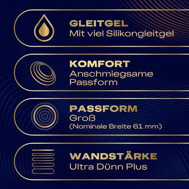 Презервативи Durex Intensity XXL, ультратонкі, без латексу, 8 шт