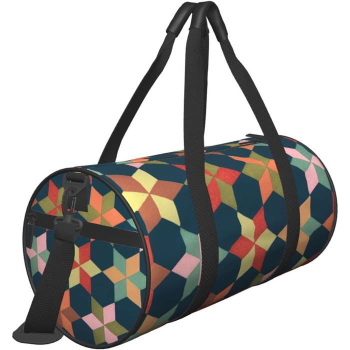 Універсальна дорожня сумка-мішок, спортивна сумка геометричного дизайну для чоловіків та жінок