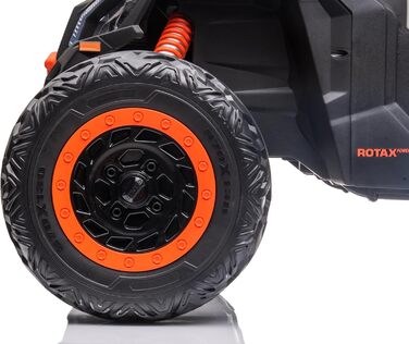 Дитячий електромобіль FINOOS Maverick Buggy 24V, дитячий автомобіль 2-місний, з пультом дистанційного керування 2.4GHz, 4 x мотор