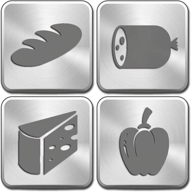 Харчова нарізка Graef G50 Кухонна нарізка G 50, 170 Вт, металева, 32,5 x 23 x 24 см, чорна/сіра одинарна