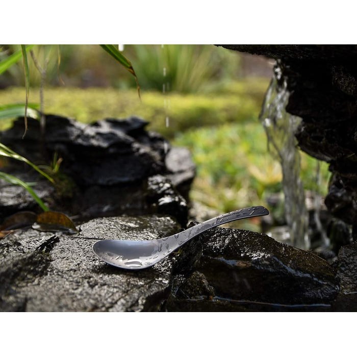 Титанова супова ложка Рисова ложка з великою мискою Багаторазові легкі столові прибори Кухонне приладдя для кемпінгу на відкритому