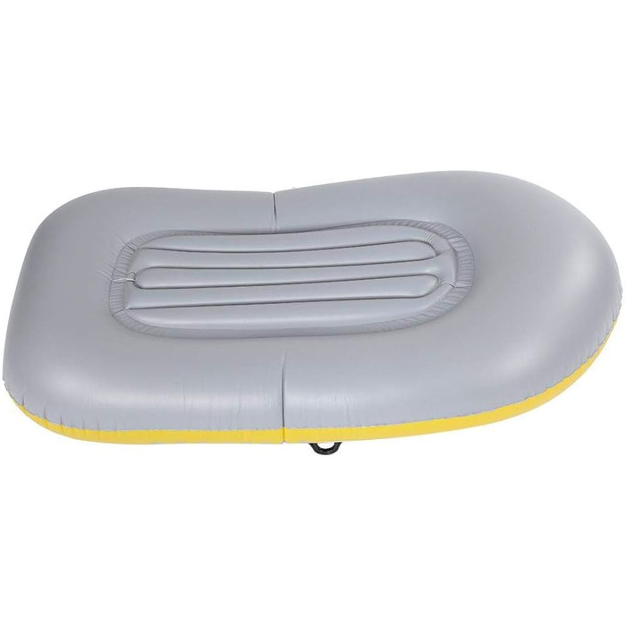 Надувний каяк для 2 осіб, Надувний каяк з ПВХ, Надувний човен для 1 особи для риболовлі та дрифт-дайвінгу (жовтий)