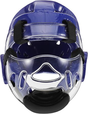 Регульований легкий шолом для тхеквондо з захистом голови та дихаючою маскою для спарингу, карате, тренування з бойових мистецтв