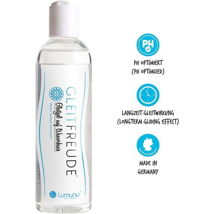 Водна інтимна змазка Deluxe Lumunu Aqua, 250 мл