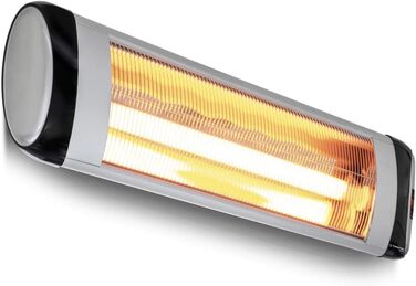 Інфрачервоний обігрівач для тераси TROTEC IR 2570 S Теплова потужність 850 Вт / 1650 Вт / 2500 Вт Окремостоячий пристрій, настінний монтаж, включаючи пульт дистанційного керування, з функцією таймера