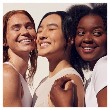 Ручний масажер для обличчя - Компактний електричний прилад для догляду за обличчям та шкірою - Лікування 8 в 1 за допомогою мікроструму та світлодіодних кілець - 4-е покоління - Чорний