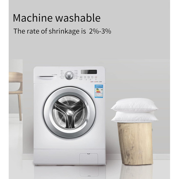 Дитяча подушка 40x60 см з бавовняною наволочкою - М'яка бавовняна подушка, на якій сплять діти - Гіпоалергенна дитяча подушка - Ди