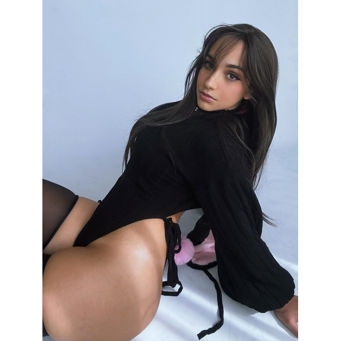 Косплей Сексуальний костюм Зайчика Косплей Білизна для жінок Костюми тварин Боді Зайчик Чорний XS-M