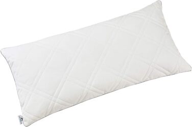 Гречана подушка для шиї 40x80 см, подушка для голови від болю в шиї, подушка для сну на боці з бавовняним чохлом, стьобана, гречана подушка для підтримки шиї 40 x 80 см