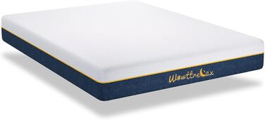 Матрац wowttrelax 140x200 двосторонній матрац жорсткість H3/H4 висота 20 см, матраци з точково-еластичним дихаючим 7-зонним холодним пінополіуретаном - 60 ночей пробного сну - H3/H4 двосторонній 140x200x20 см