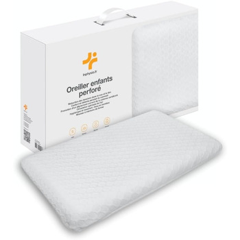 Дитяча подушка Inphysio Soft з піни з ефектом пам'яті - Гіпоалергенне бамбукове волокно - Ефективний сон для дітей - Ергономічна ш
