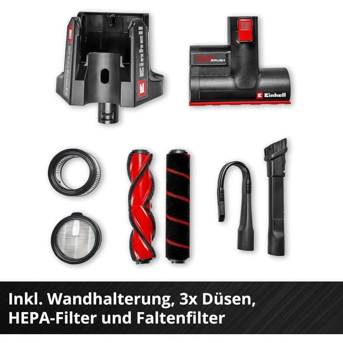 Акумуляторний стіковий пилосос Einhell TE-SV 18/270 Li BL-Solo