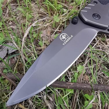 Кишеньковий ніж TANSOLE одноручний ніж з нержавіючої сталі 7Cr17Mov та рукояткою G10 для виживання на природі, кемпінгу та полюван