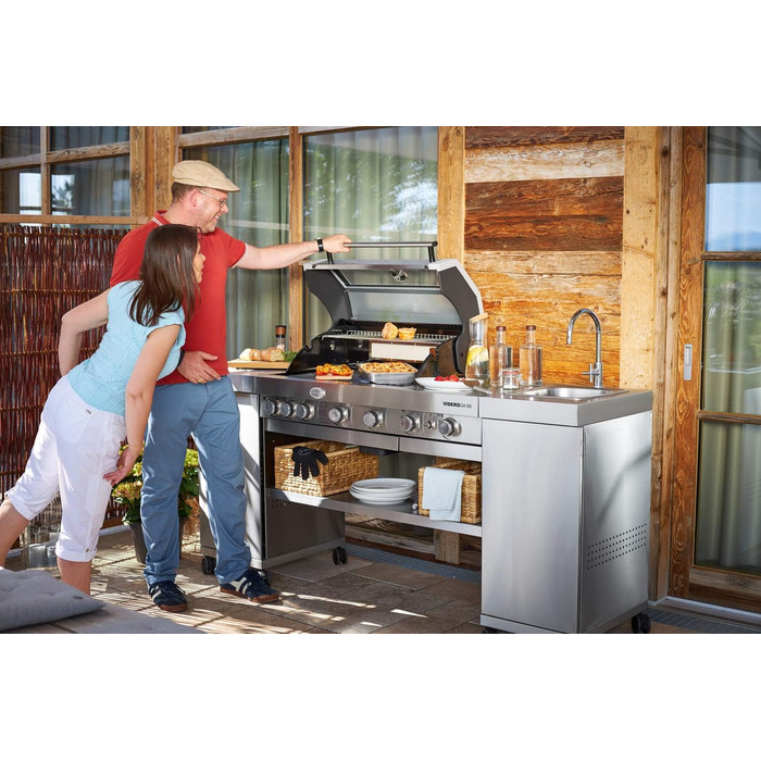 Універсальна піддон-чаша RSLE Barbecue Pro з нержавіючої сталі 18/10 для маринування та подачі, піддон для газових та вугільних грилів, підходить для посудомийки, сріблястий, 41.5 x 22.5 x 4.7 см