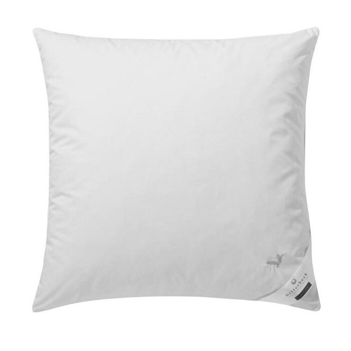 Подушка Billerbeck E04 Gold Edition 15 з жорсткою опорою - 80 x 80 см - пухова подушка, підходить для людей з алергією на пилових кліщів, з м&39яким чохлом
