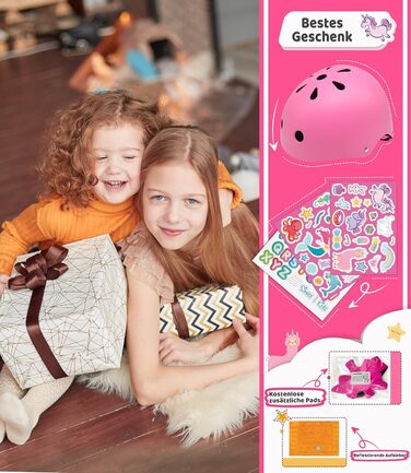 Дитячий велосипедний шолом Simply Kids з наклейками зроби сам I Сертифікований CPSC та CE дитячий шолом для скейтборду для велосип