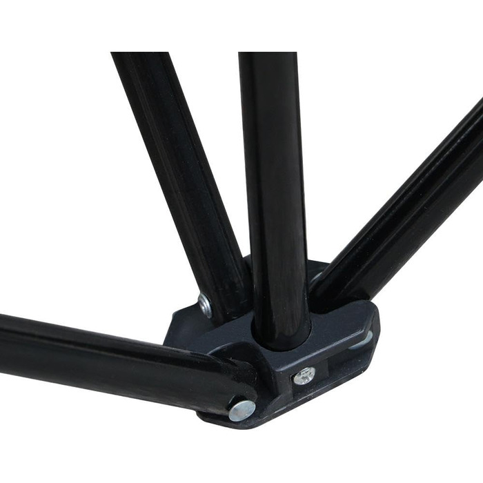 Лавка для кемпінгу Yaheetech, складна лавка, запасна лавка, футбольне сидіння, складна лавка для 4 осіб з сумкою для перенесення, чорна, 184x50x82,5 см