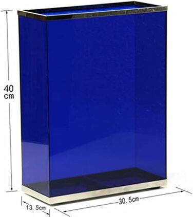 Внутрішня підставка для парасольок Cuiynic, креативна підставка для парасольок, акрилове сховище для парасольок, відро для парасольки, увійдіть у двері, щоб розмістити підставку для парасольки з трубкою, синій (b синій Q