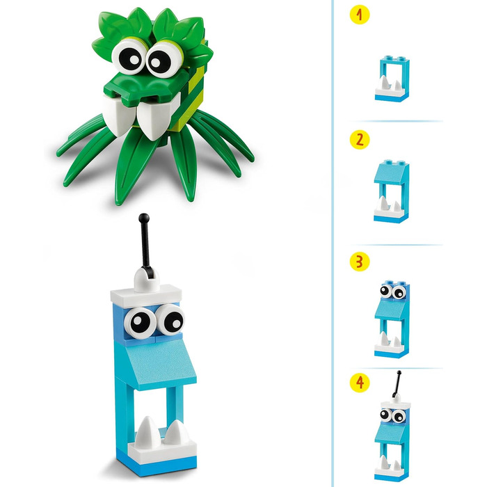 Конструктор LEGO Classic Creative Monsters 11017, 140 деталей