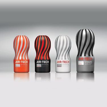 Багаторазовий вакуумний мастурбатор TENGA Air-Tech Silver (Ultra) у формі чашки