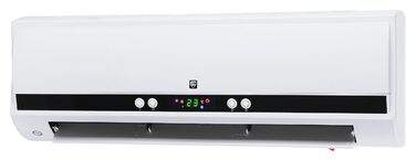 Настінний вентилятор-обігрівач SHX PTC 2000 Вт SHX501HEAT2023 нагрівальний елемент PTC, 2 рівні нагріву, 3 режими роботи, 2000 Вт, електронний термостат, програмування таймера, пульт дистанційного керування, білий