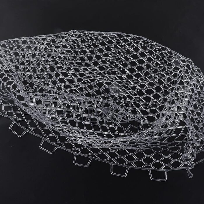 Рибальська сітка OUKENS, 45 x 40 см, біла гумова рибальська сітка, заміна, міцна, складна рибальська сітка, заміна для риболовного інструменту, прісноводна, морська