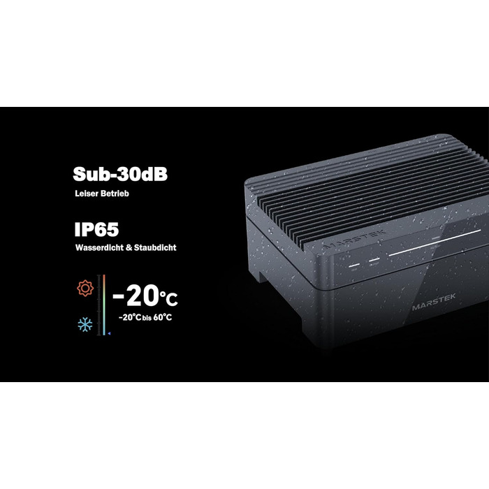 Сонячна система накопичення енергії Marstek Venus A, ємність 2120 Втгод, 4 MPPT сонячні входи до 2,4 кВт, рішення для зберігання енергії &quotпідключи та працюй&quot для балконних електростанцій та фотоелектричних систем, розширювана, клас захисту IP65, б