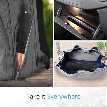 Компактна автоматична парасолька GadHome Автоматична парасолька в компактному розмірі 29 см, розкладний парасольку, парасолька для