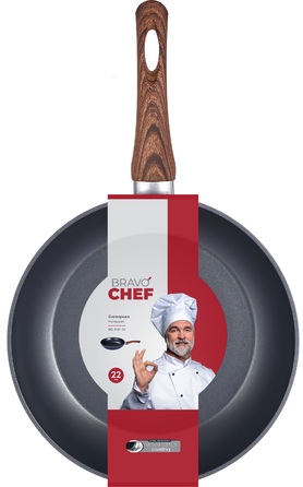 Сковорідка Bravo Chef класична 22 см (6815597)