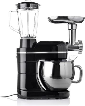 Універсальний кухонний комбайн Lehmann 3 в 1 комплект Планетарна мішалка Багатофункціональний кухонний комбайн з м'ясорубкою включаючи соковижималку 1,5 л і чашу з нержавіючої сталі 5 л