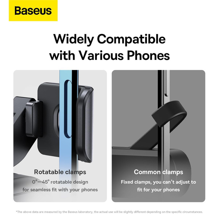 Автомобільне кріплення Baseus Stable Gravity, Lite Black