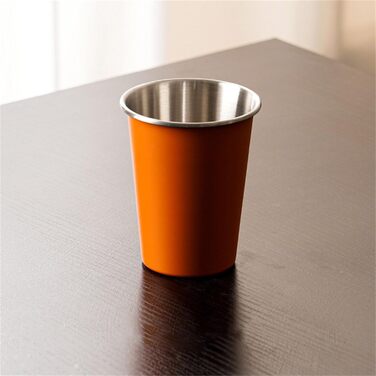 Елементні портативні чашки з нержавіючої сталі для кави, молока, пива, штабельовані кемпінгові чашки для води для подорожей на свіжому повітрі та походів, штабельовані кемпінгові посуди для води та столового посуду для походів, 4-