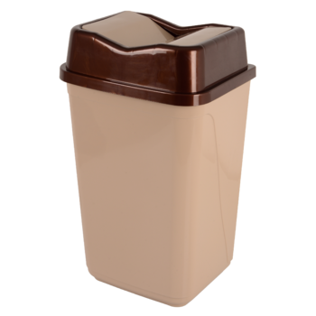 Кошик для сміття Violet House 0091 Бабочка CAPPUCHINO 50 л (7196755)