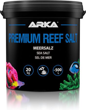 Преміум Reef Salt - 20 кг - Високоякісна морська сіль для оптимального догляду за коралами в морських акваріумах, швидко розчинна, підтримує довготривалий ріст і здоров&39я коралів.