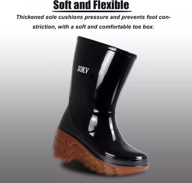 Діелектричні чоботи HAIXHX, з флісовою підкладкою, ізольовані для високої напруги, ізотермічні, із захистом від ураження електричним струмом 10/20 кВ для роботи на промислових повітряних лініях, 20 кВ, розмір 24 EU