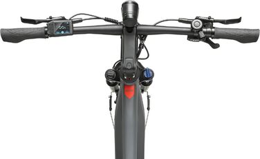 Електричний велосипед TELEFUNKEN E-Bike для чоловіків та жінок Міський педальний велосипед позашляховика з двигуном середнього розташування та літій-іонним акумулятором 720 Втгод Перемикач швидкостей Гідравлічні дискові гальма Світлодіодне освітлення Коле