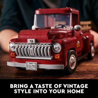 Конструктор Lego Icons Pickup Truck 10290 для дорослих, вінтажна модель 1950-х років із сезонними аксесуарами, творча діяльність,