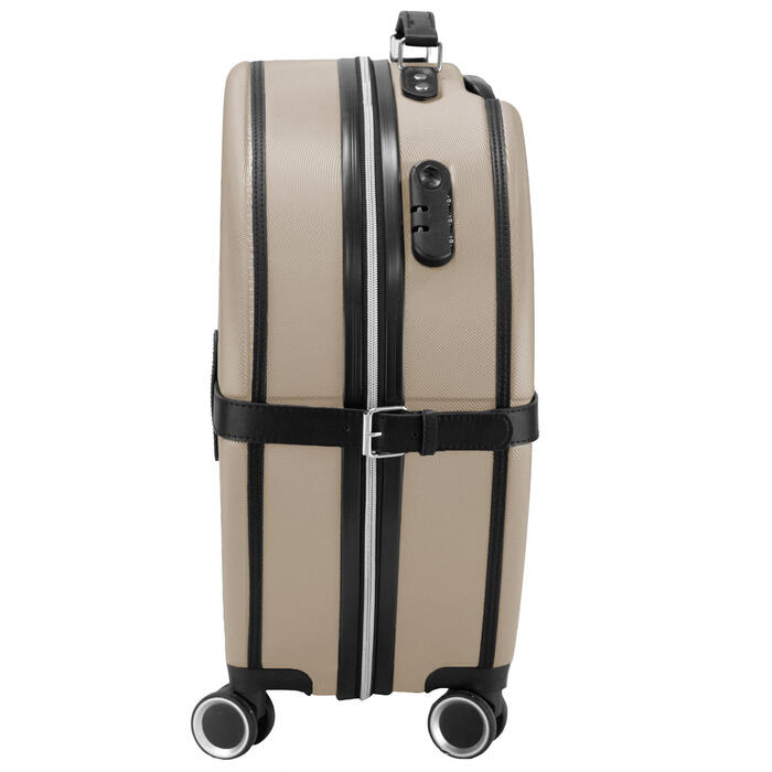 Валіза Semi Line 20' (S) Champagne/Black (T5674-2)