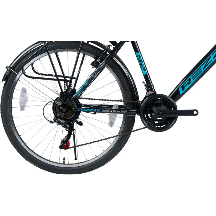 Дюймовий велосипед, чоловічий велосипед, велосипед для хлопчиків, дитячий велосипед, міський велосипед, 21 передача, чорний/синій, НОВИЙ -046, 26-