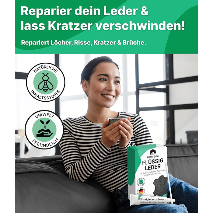 Видалення шкіряних подряпин для тріщин і (опіків) отворів - Набір для ремонту шкіри - Набір для догляду за шкірою для дивана та ав