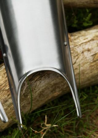 Бойовий торговець - Наголенники, пара, сталь 2 мм - Ножні трубки - середньовіччя, LARP