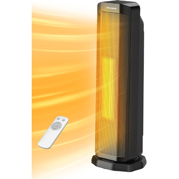 В 1 Електричний кімнатний обігрівач 2000 Вт з пультом дистанційного керування, енергоефективний, портативний керамічний нагрівач,